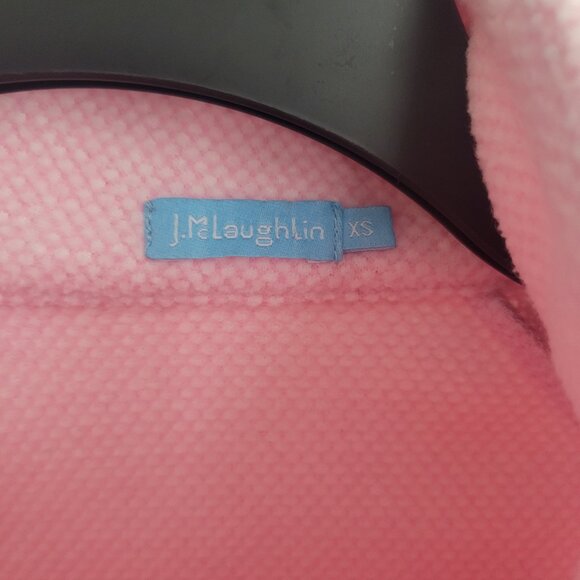 J. McLaughlin Marisa Pink Fleece Mock Neck Pullover Sweater Sweatshirt XS - Picture 3 of 7